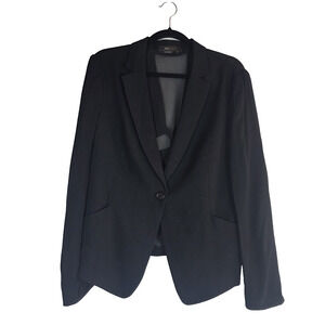 BCBG MAXAZRIA JACKET, Gothic Black Long-Sleeves Women's Large